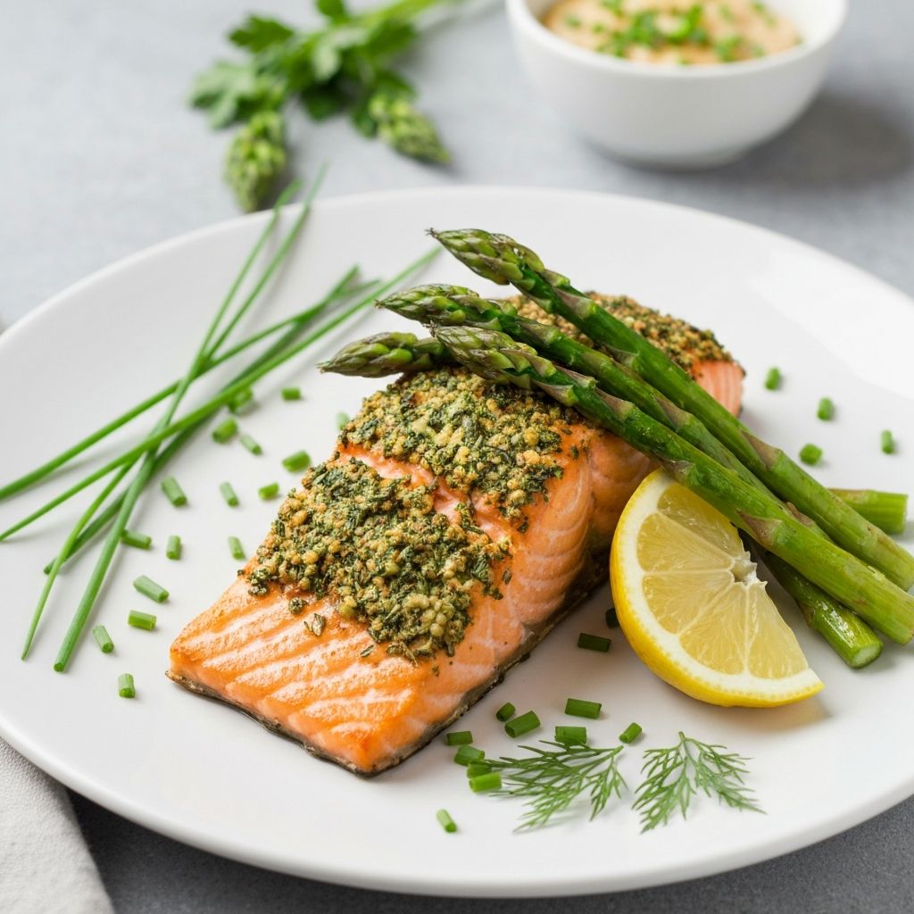 Herb-Crusted Salmon